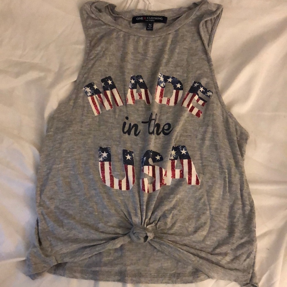 Cute USA tank top